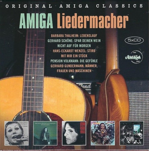 Amiga liedermacher 5cd set - amiga,